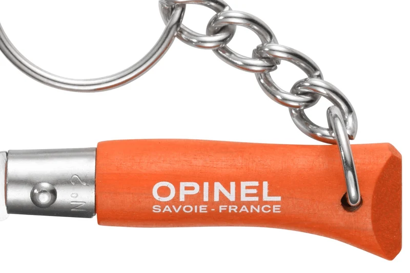 Couteau pliant Opinel Porte-clés Colorama n°02 lame 3,5cm manche charme orange