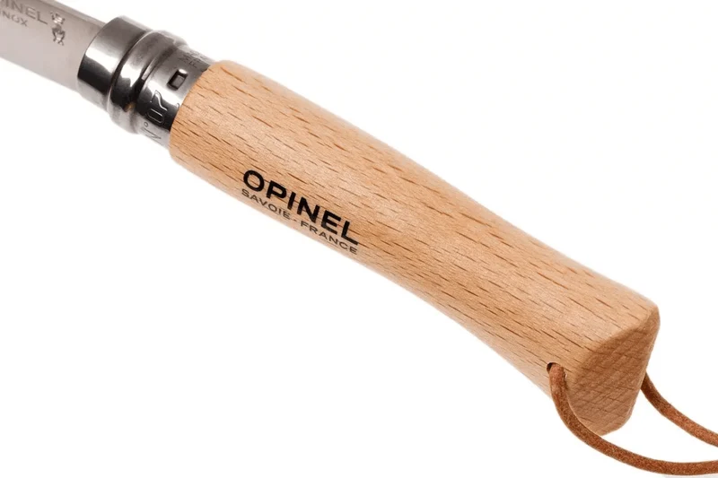 Couteau pliant Opinel Tradition Inox Baroudeur n°07 lame 8cm manche hêtre