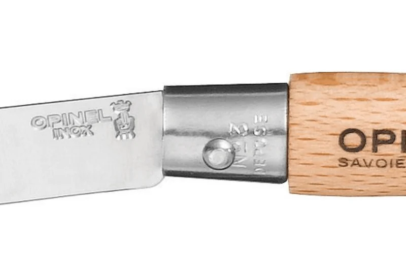 Couteau pliant Opinel Tradition Inox n°03 lame 4cm manche hêtre
