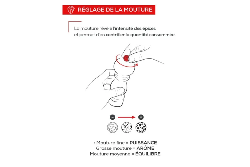 Moulin à sel sec manuel Peugeot Fidji en bois de hêtre et inox collection graphite 15cm