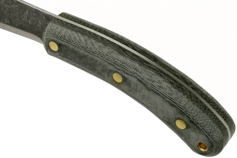 Machette Esee Darien lame carbone 31,5cm manche micarta gris + étui