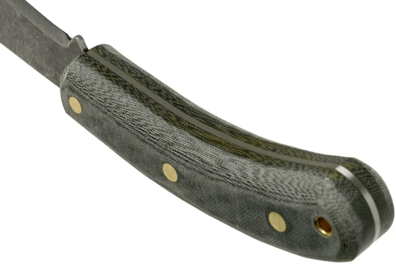 Machette Esee Darien lame carbone 31,5cm manche micarta gris + étui