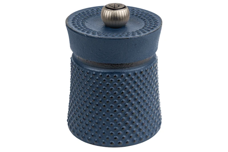 Moulin à poivre manuel Peugeot Bali Fonte en fonte bleu 8cm