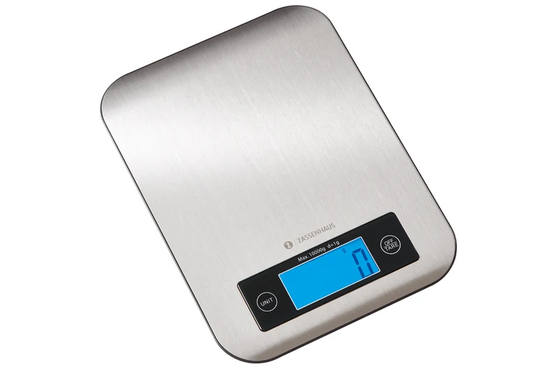 Balance de cuisine digitale Zassenhaus Pure en acier inox capacité 10kg