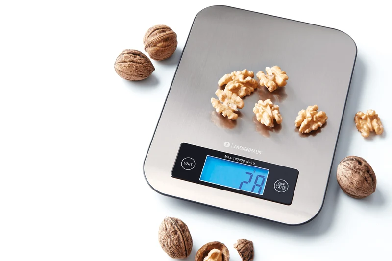 Balance de cuisine digitale Zassenhaus Pure en acier inox capacité 10kg