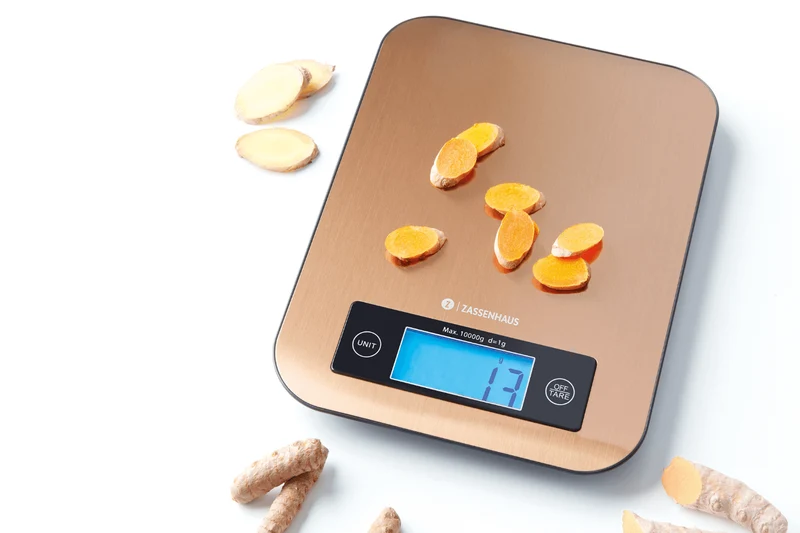 Balance de cuisine digitale Zassenhaus Pure en acier inox capacité 10kg