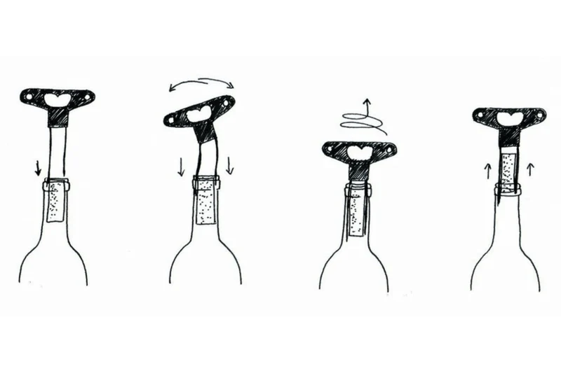 Tire-bouchon L'Atelier du Vin Bilame Classic en métal noir