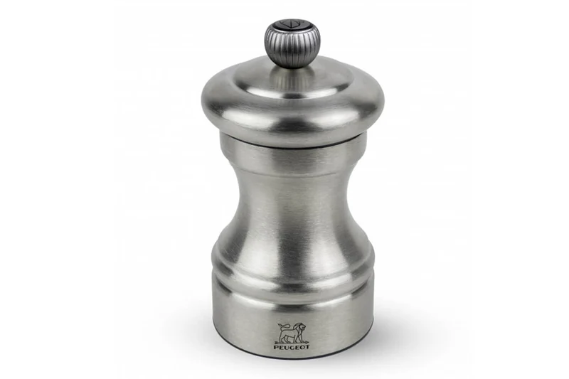 Moulin à sel sec manuel Peugeot Bistro Chef en inox 10cm