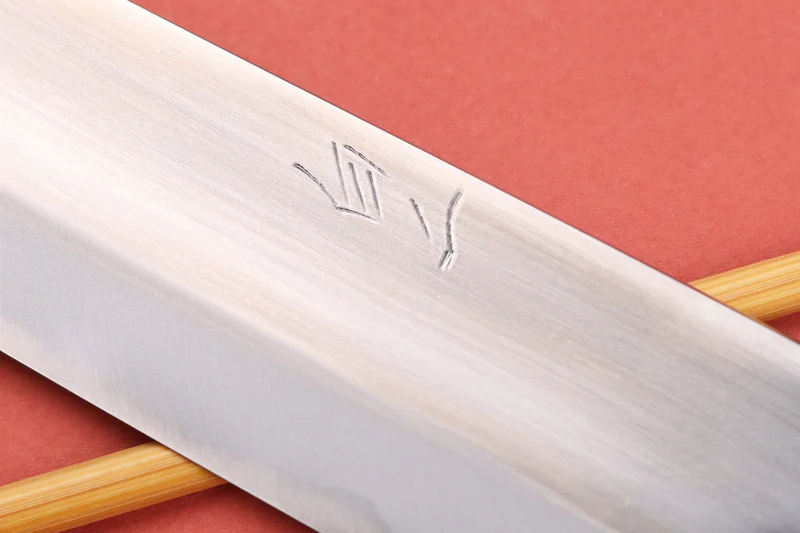 Couteau sujihiki 24cm japonais artisanal Naoki Mazaki WS2 poli