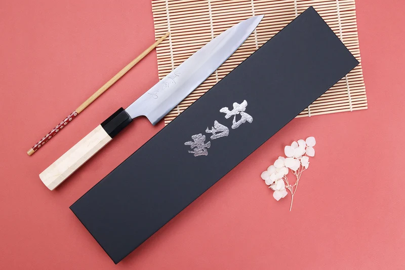 Couteau universel 18cm japonais artisanal Naoki Mazaki WS2 poli