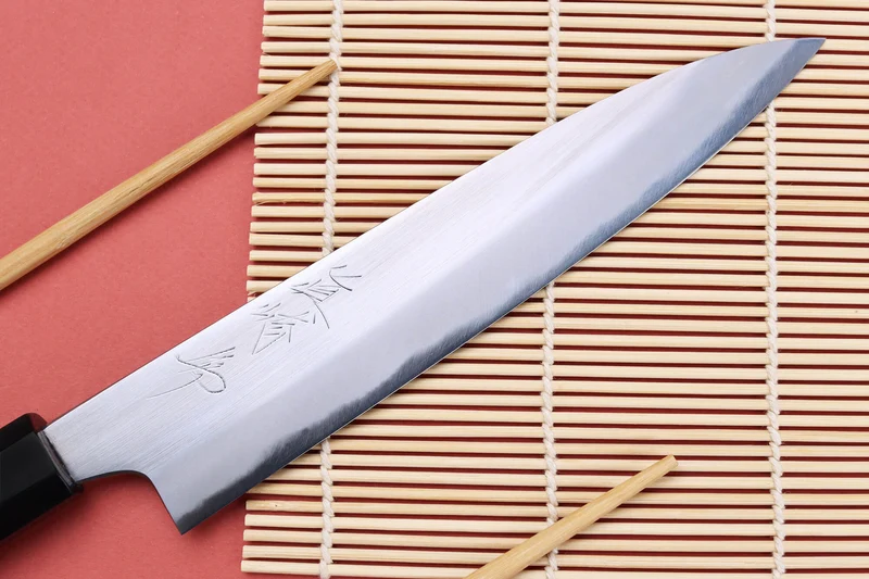 Couteau universel 18cm japonais artisanal Naoki Mazaki WS2 poli