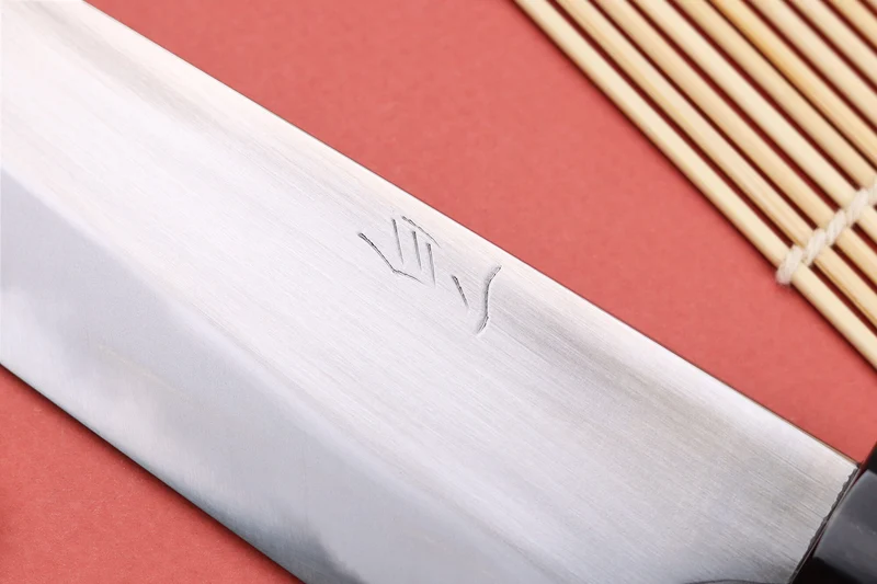 Couteau de chef 18cm japonais artisanal Naoki Mazaki WS2 poli