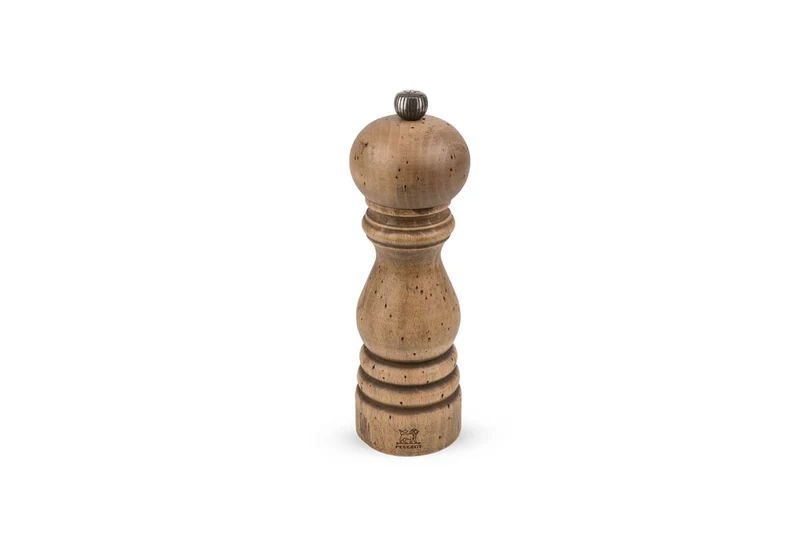 Moulin à poivre manuel Peugeot Paris Antique en bois de hêtre patiné