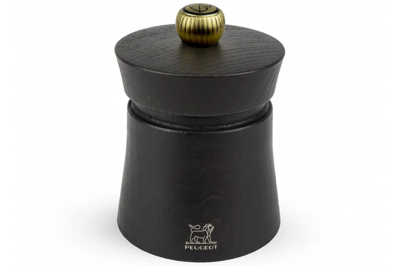 Moulin à poivre manuel Peugeot Baya en bois de hêtre chocolat 8cm
