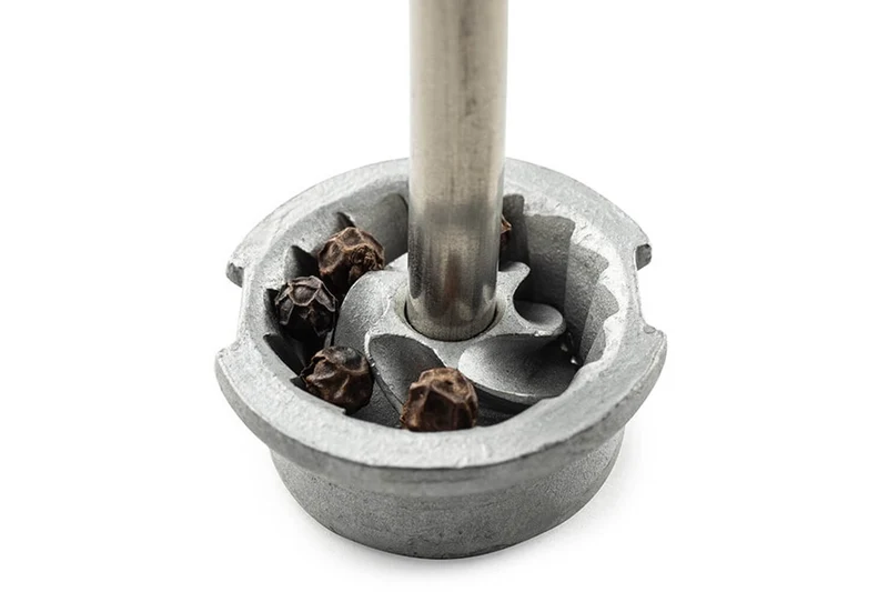 Moulin à poivre manuel Peugeot Baya en bois de hêtre chocolat 8cm