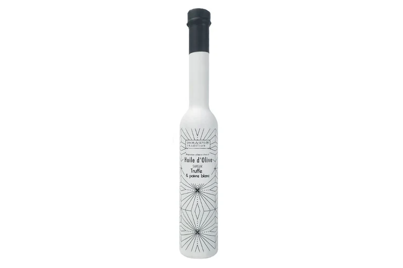 Huile d'olive Savor&Sens Color Block saveur truffe et poivre blanc - 20cl