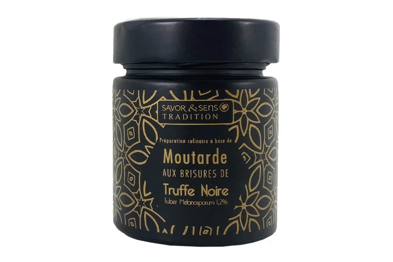 Moutarde Savor&Sens Color Block aux brisures de truffe noire - 130g