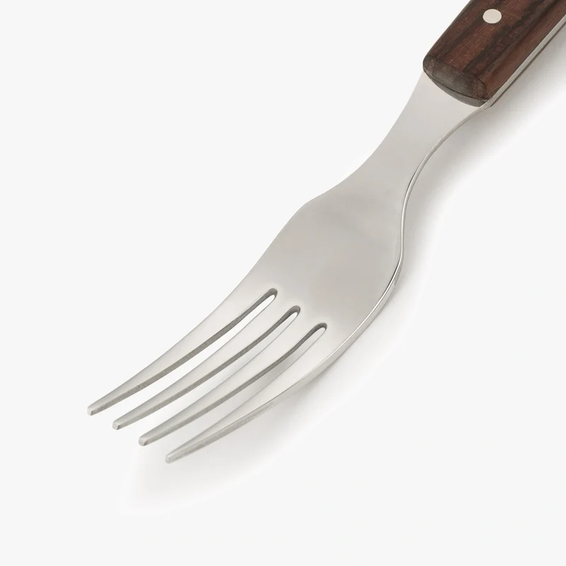 Tenedor Chuletero The Origin Madera de Palisandro 220 mm