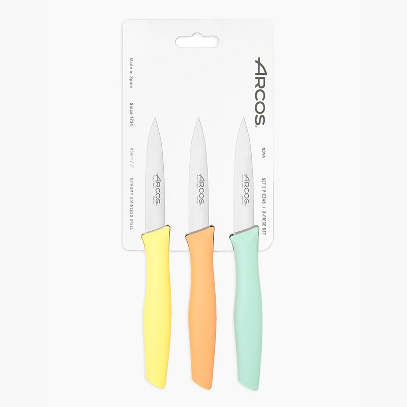 Set Cuchillos Mondadores colores Pastel Serie Nova