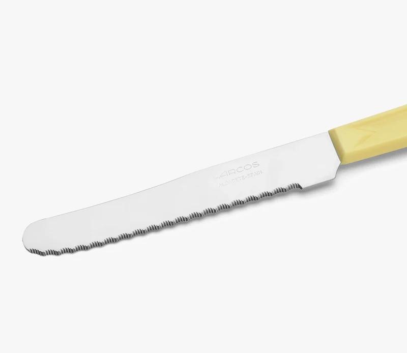 Cuchillo Mesa Amarillo Polipropileno 210 mm