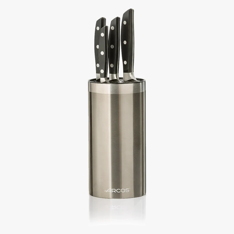 Soporte acero inoxidable redondo 110 x 220 mm