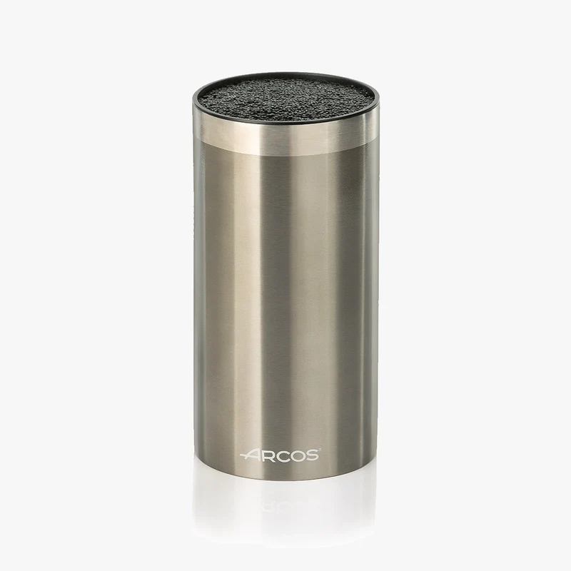 Soporte acero inoxidable redondo 110 x 220 mm