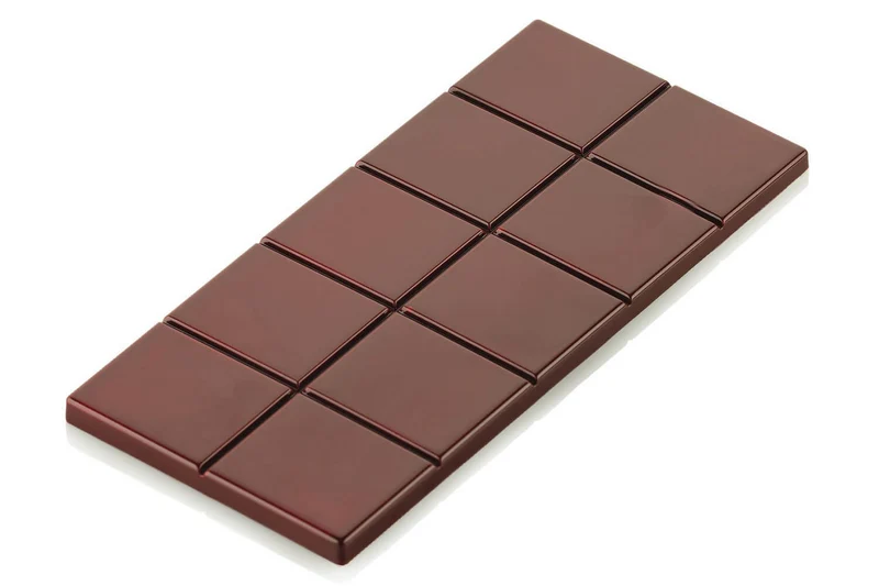 Moule professionnel en tritan Silikomart Chocado Classica-T 3 tablettes de chocolat