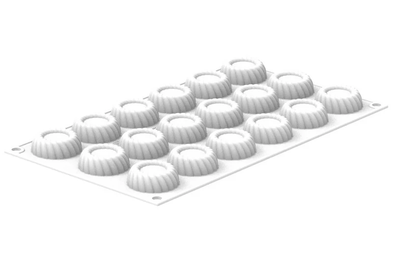 Moule en silicone professionnel Silikomart 18 mini gâteaux 14ml