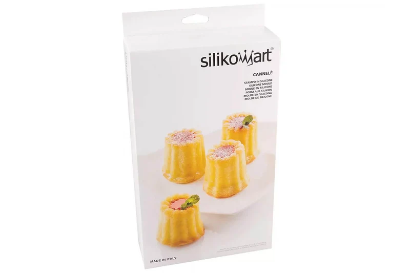 Moule en silicone professionnel Silikomart Silicon Flex 300x175mm 8 cannelés