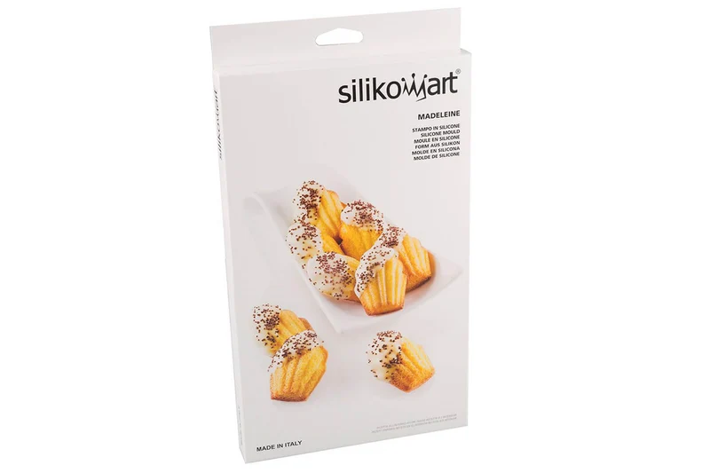 Moule en silicone professionnel Silikomart Silicon Flex 300x175mm 9 madeleines