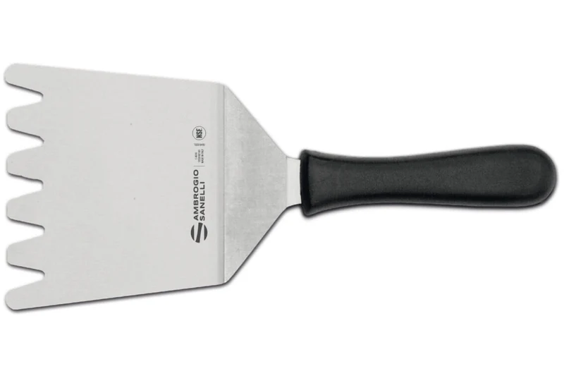 Spatule coudée à barbecue professionnelle Ambrogio Sanelli Supra 15 x 11cm
