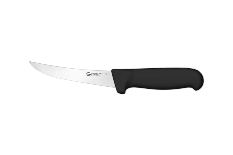Couteau à désosser professionnel Ambrogio Sanelli Supra lame courbée rigide
