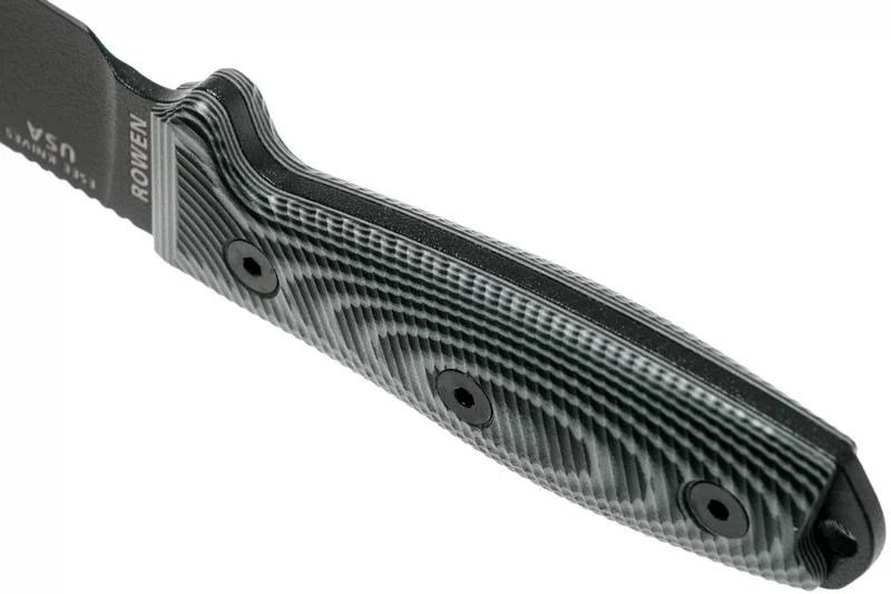 Couteau Esee 3 3PMB-002 lame acier carbone 8,8cm manche G10 gris et noir + étui