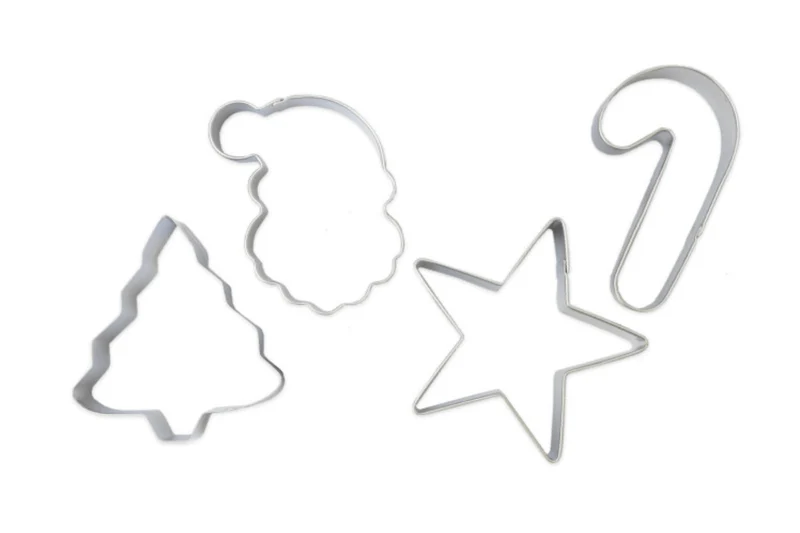 Set 4 emporte-pièces Scrapcooking en fer blanc - Noël