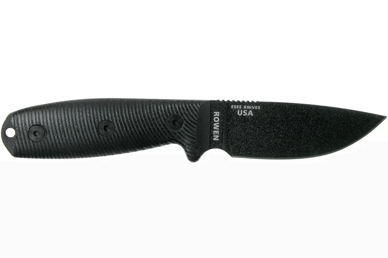 Couteau Esee 3 3PMB-001 lame acier carbone 8,8cm manche G10 noir + étui