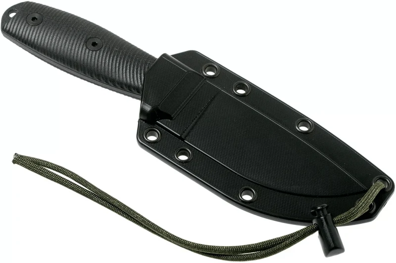 Couteau Esee 3 3PMB-001 lame acier carbone 8,8cm manche G10 noir + étui