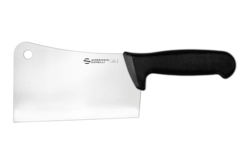 Couperet de boucher professionnel Ambrogio Sanelli Supra noir