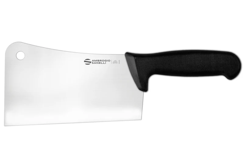 Couperet de boucher professionnel Ambrogio Sanelli Supra noir