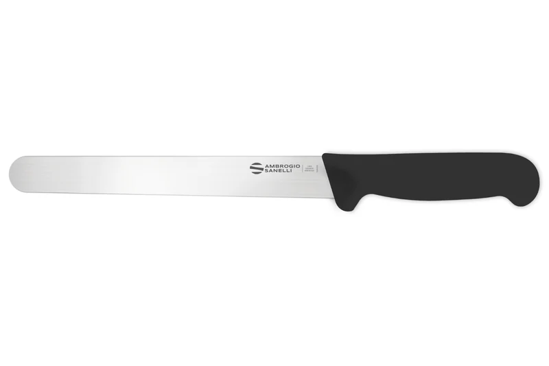 Couteau à jambon professionnel Ambrogio Sanelli Supra noir