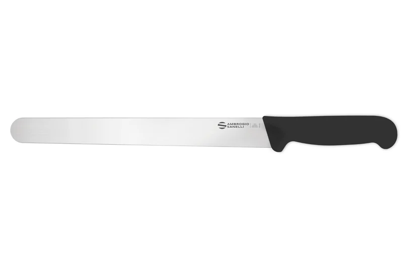 Couteau à jambon professionnel Ambrogio Sanelli Supra noir