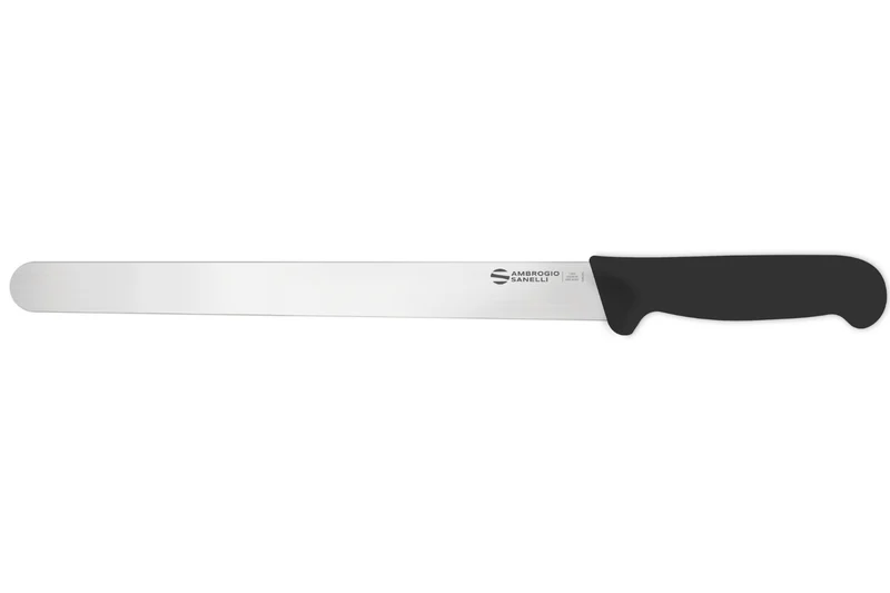 Couteau à jambon professionnel Ambrogio Sanelli Supra noir