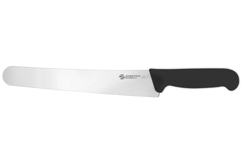 Couteau à pain courbé professionnel Ambrogio Sanelli Supra microdenté 26cm