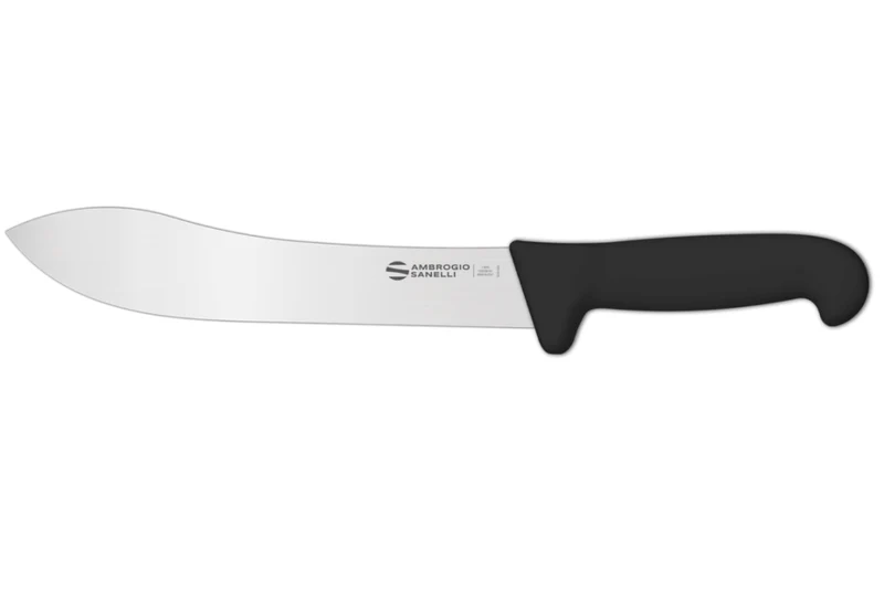 Couteau de boucher professionnel Ambrogio Sanelli Supra noir