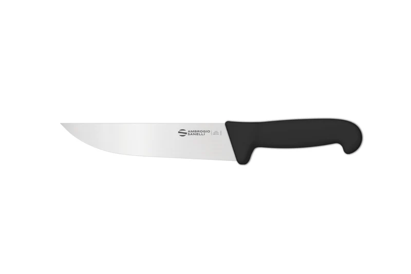 Couteau de boucher professionnel Ambrogio Sanelli Supra noir