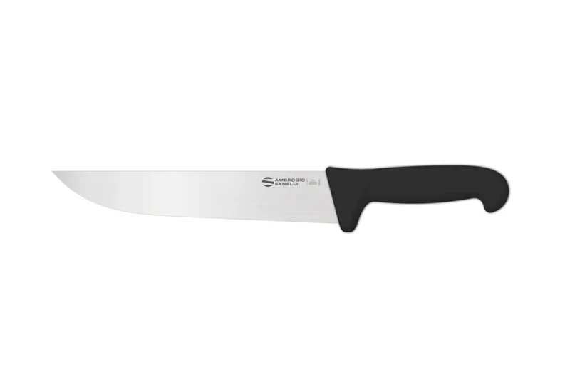 Couteau de boucher professionnel Ambrogio Sanelli Supra noir