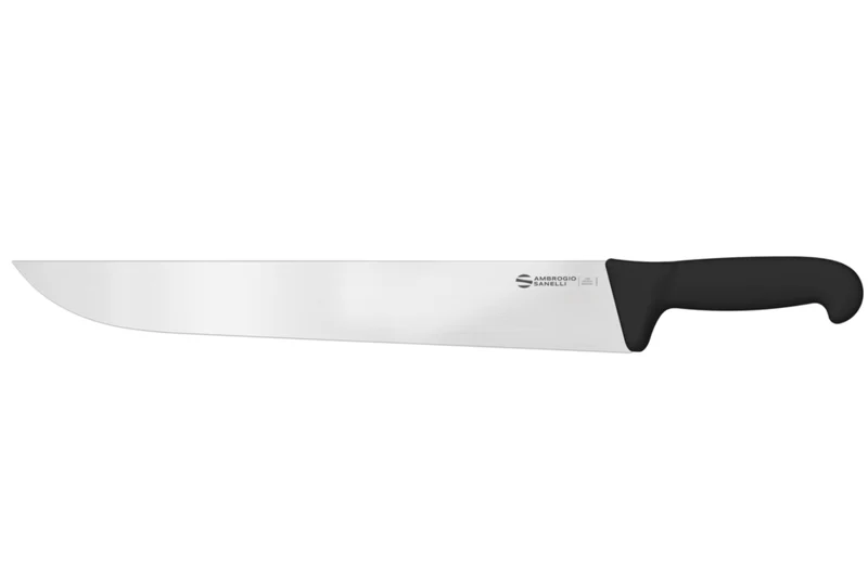 Couteau de boucher professionnel Ambrogio Sanelli Supra noir
