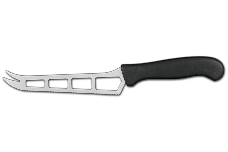 Couteau à fromage professionnel Ambrogio Sanelli Supra ajouré noir 14cm