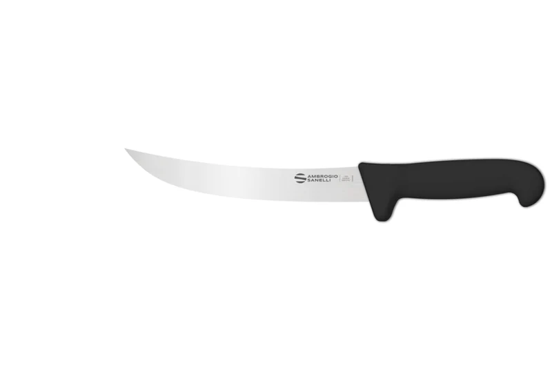 Couteau à découper professionnel Ambrogio Sanelli Supra noir lame étroite