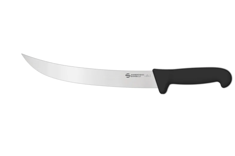 Couteau à découper professionnel Ambrogio Sanelli Supra noir lame étroite