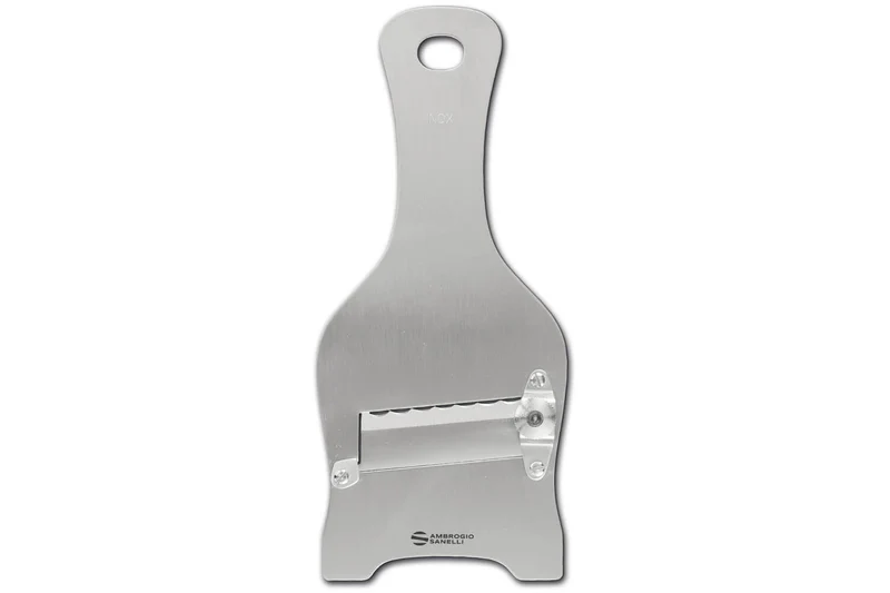 Mandoline à truffes Ambrogio Sanelli tout en acier inoxydable avec lame crantée